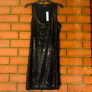 CHRISTIAN GERARD L Sleeveles Sequined dress NWT!
